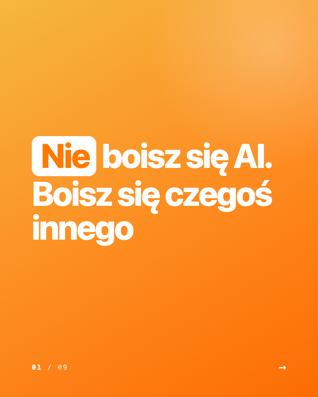 Karuzela AI, slajd